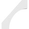 Ekena Millwork 4-in. W x 32-in. D x 36-in. H Westlake Architectural Grade PVC Knee Brace BRCP04X32X36WTL - alternate 5